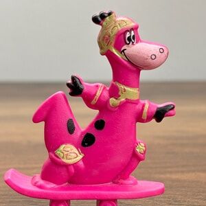 VINTAGE 1991 Kellogg’s Fruity Pebbles Cereal The Flintstones DINO Skateboard Toy